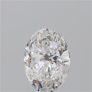 Picture of Natural Diamond 3.01 Carats, Oval with  Cut, D Color, SI2 Clarity and Certified by GIA