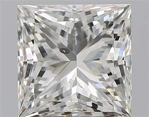 Foto Diamante Natural 2.00 quilates, Princesa , Color H, claridad SI2 y certificado GIA de