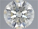 Natural Diamond 0.40 Carats, Round with Excellent Cut, K Color, SI2 Clarity and Certified by IGI