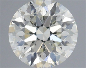 Picture of Natural Diamond 0.40 Carats, Round with Excellent Cut, K Color, SI2 Clarity and Certified by IGI