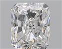 Natural Diamond 1.50 Carats, Radiant with  Cut, E Color, SI2 Clarity and Certified by GIA