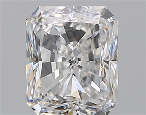 Picture of Natural Diamond 1.50 Carats, Radiant with  Cut, E Color, SI2 Clarity and Certified by GIA