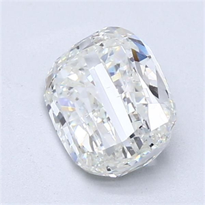 Foto Diamante Natural 1.53 quilates, Del cojín , Color G, claridad VS1 y certificado HRD de