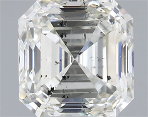 Picture of Natural Diamond 1.00 Carats, Asscher with  Cut, H Color, SI2 Clarity and Certified by IGI