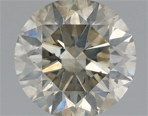 Picture of Natural Diamond 2.50 Carats, Round with Excellent Cut, M Color, SI2 Clarity and Certified by IGI