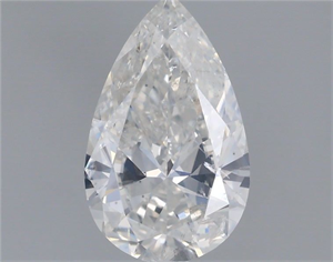 Picture of Natural Diamond 0.98 Carats, Pear with  Cut, F Color, SI2 Clarity and Certified by IGI