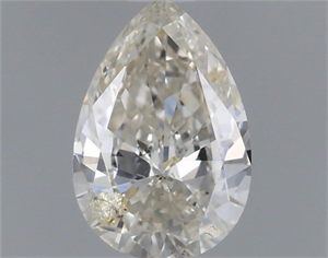 Picture of Natural Diamond 0.30 Carats, Pear with  Cut, H Color, SI2 Clarity and Certified by IGI