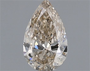 Picture of Natural Diamond 0.20 Carats, Pear with  Cut, K Color, SI1 Clarity and Certified by IGI