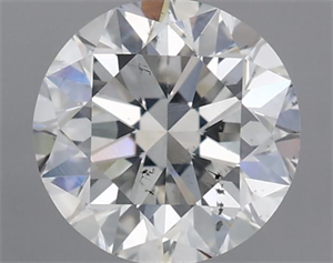 Picture of Natural Diamond 1.01 Carats, Round with Very Good Cut, G Color, SI1 Clarity and Certified by HRD