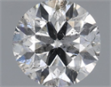 Natural Diamond 0.93 Carats, Round with Excellent Cut, G Color, SI2 Clarity and Certified by IGI