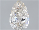 Natural Diamond 1.76 Carats, Pear with  Cut, H Color, I1 Clarity and Certified by IGI