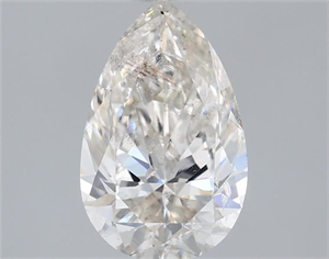 Picture of Natural Diamond 1.76 Carats, Pear with  Cut, H Color, I1 Clarity and Certified by IGI