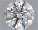 Natural Diamond 0.90 Carats, Round with Excellent Cut, H Color, SI2 Clarity and Certified by IGI