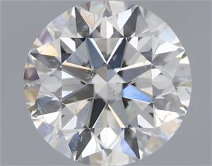Picture of Natural Diamond 0.90 Carats, Round with Excellent Cut, H Color, SI2 Clarity and Certified by IGI
