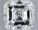 Natural Diamond 1.01 Carats, Asscher with  Cut, G Color, I1 Clarity and Certified by IGI