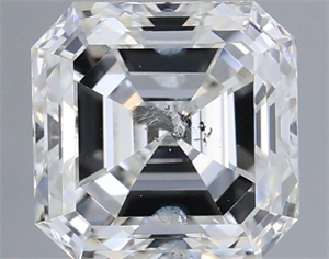 Picture of Natural Diamond 1.01 Carats, Asscher with  Cut, G Color, I1 Clarity and Certified by IGI