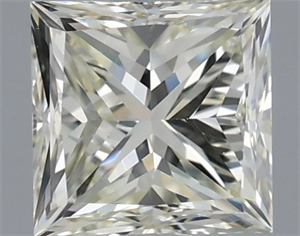 Picture of Natural Diamond 0.90 Carats, Princess with  Cut, J Color, VS1 Clarity and Certified by IGI