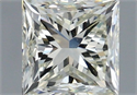 Natural Diamond 1.00 Carats, Princess with  Cut, J Color, VS1 Clarity and Certified by IGI
