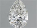Natural Diamond 1.00 Carats, Pear with  Cut, G Color, I1 Clarity and Certified by IGI