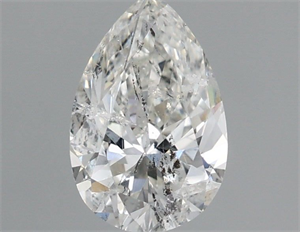 Picture of Natural Diamond 1.00 Carats, Pear with  Cut, G Color, I1 Clarity and Certified by IGI