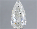 Natural Diamond 1.02 Carats, Pear with  Cut, H Color, I1 Clarity and Certified by IGI