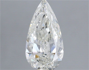 Picture of Natural Diamond 1.02 Carats, Pear with  Cut, H Color, I1 Clarity and Certified by IGI