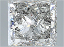 Natural Diamond 2.91 Carats, Princess with  Cut, H Color, I1 Clarity and Certified by IGI