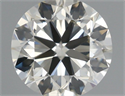 Natural Diamond 0.60 Carats, Round with Very Good Cut, K Color, VVS2 Clarity and Certified by IGI