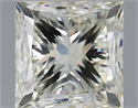 Natural Diamond 1.00 Carats, Princess with  Cut, J Color, VVS1 Clarity and Certified by IGI
