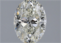 Natural Diamond 1.51 Carats, Oval with  Cut, H Color, SI2 Clarity and Certified by IGI