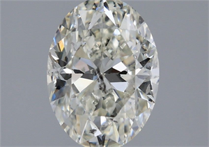 Picture of Natural Diamond 1.51 Carats, Oval with  Cut, H Color, SI2 Clarity and Certified by IGI
