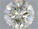Natural Diamond 0.40 Carats, Round with Excellent Cut, L Color, SI2 Clarity and Certified by IGI
