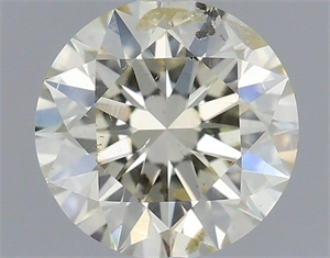 Picture of Natural Diamond 0.40 Carats, Round with Excellent Cut, L Color, SI2 Clarity and Certified by IGI