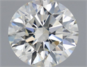 Natural Diamond 0.71 Carats, Round with Excellent Cut, I Color, VVS2 Clarity and Certified by IGI