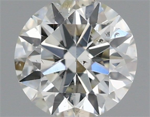 Picture of Natural Diamond 0.50 Carats, Round with Excellent Cut, I Color, SI2 Clarity and Certified by IGI