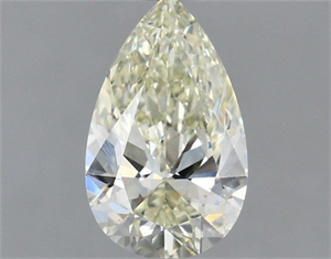 Picture of Natural Diamond 1.00 Carats, Pear with  Cut, K Color, SI1 Clarity and Certified by IGI