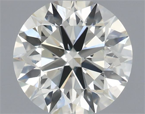 Picture of Natural Diamond 0.50 Carats, Round with Excellent Cut, J Color, SI2 Clarity and Certified by IGI
