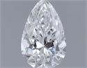 Diamante Natural 0.21 quilates, De pera , Color E, claridad VVS1 y certificado IGI