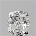 Diamante Natural 2.01 quilates, Del cojín , Color F, claridad SI2 y certificado GIA