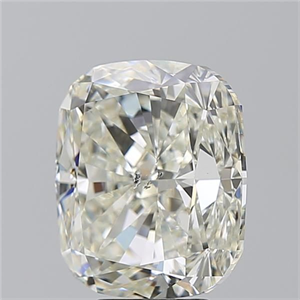 Foto Diamante Natural 7.02 quilates, Del cojín , Color K, claridad SI2 y certificado GIA de