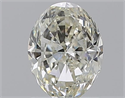 Natural Diamond 1.20 Carats, Oval with  Cut, K Color, VS1 Clarity and Certified by GIA
