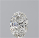 Natural Diamond 2.51 Carats, Oval with  Cut, H Color, SI2 Clarity and Certified by GIA