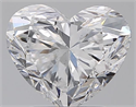Natural Diamond 2.01 Carats, Heart with  Cut, D Color, SI1 Clarity and Certified by GIA