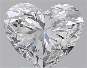 Picture of Natural Diamond 2.01 Carats, Heart with  Cut, D Color, SI1 Clarity and Certified by GIA