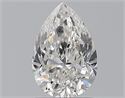 Natural Diamond 1.50 Carats, Pear with  Cut, F Color, SI1 Clarity and Certified by GIA