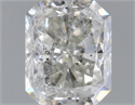 Natural Diamond 1.01 Carats, Radiant with  Cut, H Color, SI2 Clarity and Certified by IGI