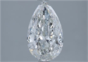 Natural Diamond 1.51 Carats, Pear with  Cut, G Color, SI2 Clarity and Certified by GIA