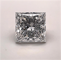 Natural Diamond 3.00 Carats, Princess with  Cut, F Color, SI2 Clarity and Certified by GIA