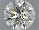 Diamante Natural 0.70 quilates, Redondo , Color K, claridad SI2 y certificado IGI