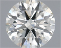 Natural Diamond 0.41 Carats, Round with Excellent Cut, I Color, SI1 Clarity and Certified by IGI